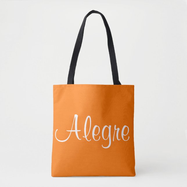 Bolso De Tela Alegre (Anverso)