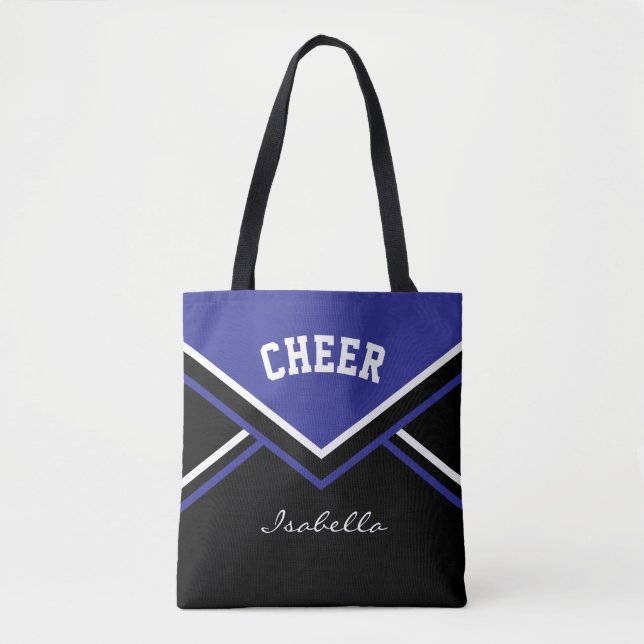 Bolso De Tela Alegre equipo de animadores azul oscuro (Anverso)