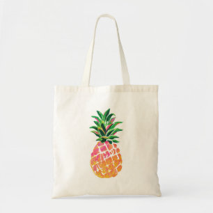 Bolso De Tela Alegre piña tropical hawaiana