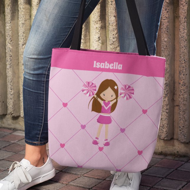 Bolso De Tela Alegre rosa de los niños Personalizados y animador (Subido por el creador)