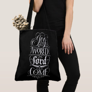 Bolso De Tela Alegría al mundo Navidades cristianos Jesús Dios