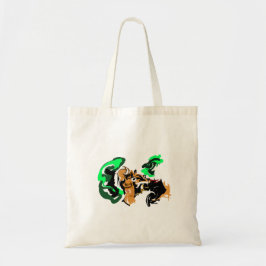 Bolso De Tela Alegría de lobo de invierno