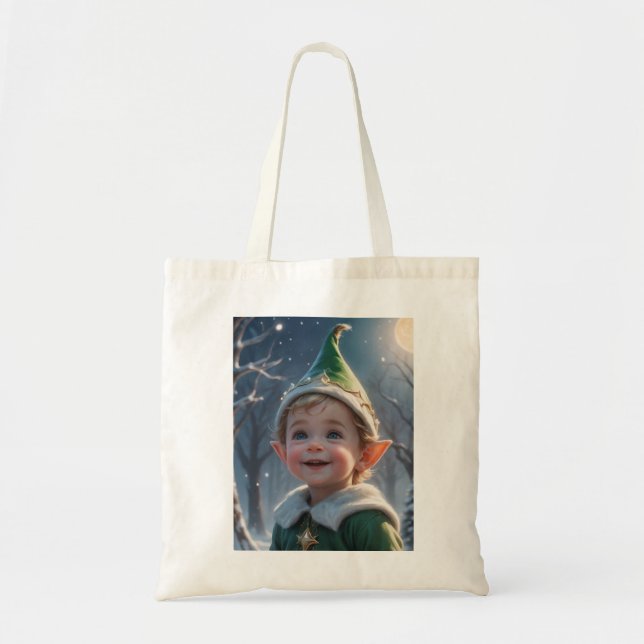Bolso De Tela Alegría de los elfos  (Frente)
