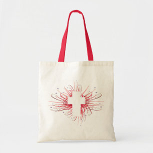 Bolso De Tela ¡ALEGRÍA! en la cruz