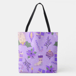 Bolso De Tela alegría navideña
