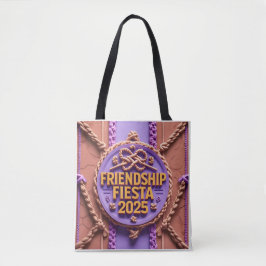 Bolso De Tela Alegría Tejida