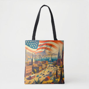 Bolso De Tela Alejarse de EE.UU.