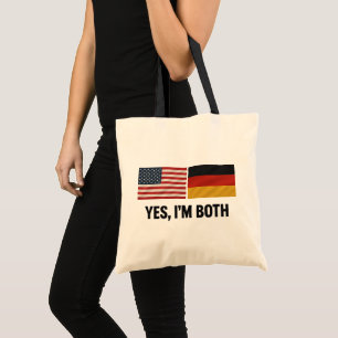 Bolso De Tela Alemán Americano Sí, Soy Ambos - Ciudadano de Alem