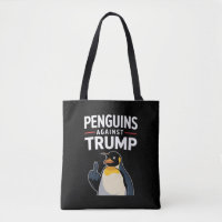 Aletas de pingüino arriba resisten pingüinos contr