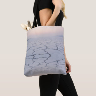 Bolso De Tela Aletas de sal al amanecer: Paisaje etéreo Minimali