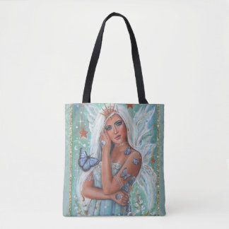 Bolso De Tela Aletta hada fantasía celestial de Renee Lavoie 
