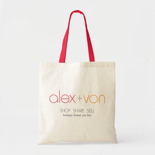 Bolso De Tela Alex+von Canvas Tote (Frente)