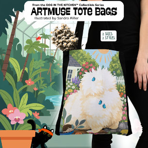 Bolso De Tela ALEXA la Chow de Crema