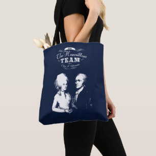 Bolso De Tela Alexander Hamilton, Eliza. Regalos de la historia.