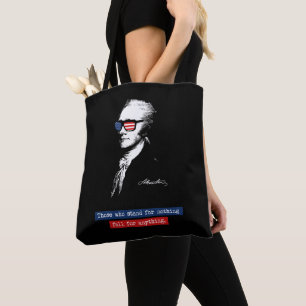 Bolso De Tela Alexander Hamilton los que representan nada