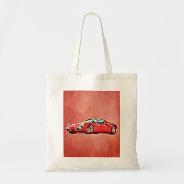 Bolso De Tela Alfa Romeo 33 Stradale 1967 (Frente)