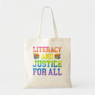 Bolso De Tela Alfabetización y justicia para todos los profesore