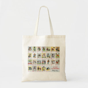 Bolso De Tela Alfabeto de gato, Louis Wain