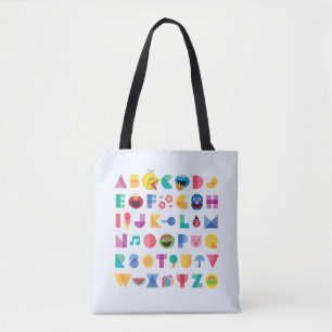 Bolso De Tela Alfabeto de Plaza Sésamo
