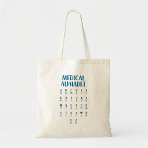 Bolso De Tela Alfabeto Médico