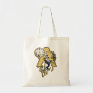 Bolso De Tela Alfabeto, Monograma A