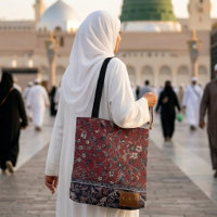 Alfombra Roja Vintage de Madinah Impresa