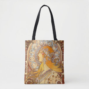 Bolso De Tela Alfonse Mucha Zodiac Art Nouveau Mujer