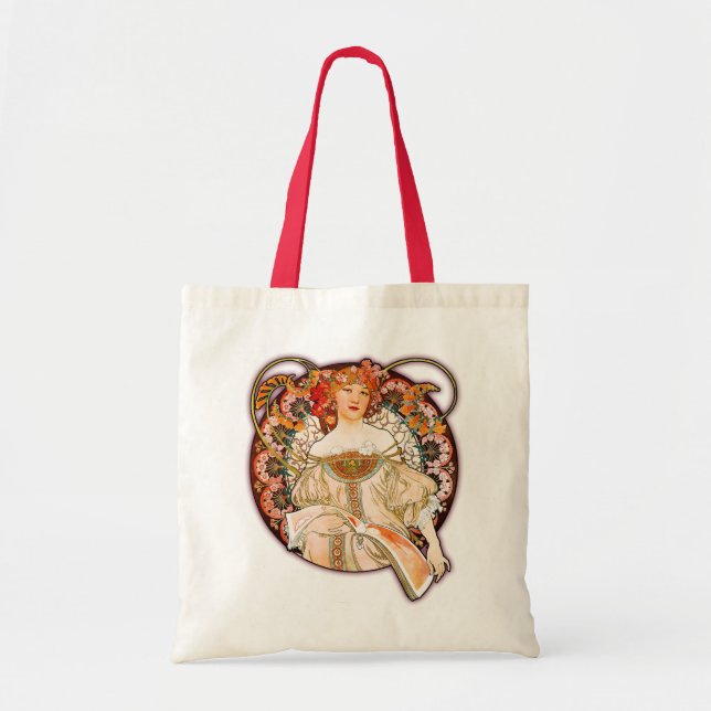 Bolso De Tela Alfonso Mucha - F. Champenois (Frente)