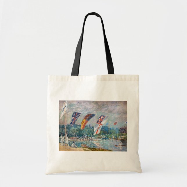 Bolso De Tela Alfred Sisley - Regatta en Molesey (Frente)