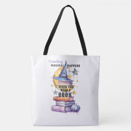 Bolso De Tela Algo Mágico Sucede Cuando Lees Un Libro