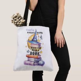 Bolso De Tela Algo Mágico Sucede Cuando Lees Un Libro