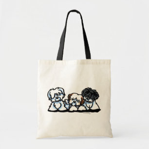 Bolso De Tela Algodón De Tulear Trio