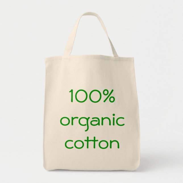 Bolso De Tela algodón orgánico del 100% (Frente)