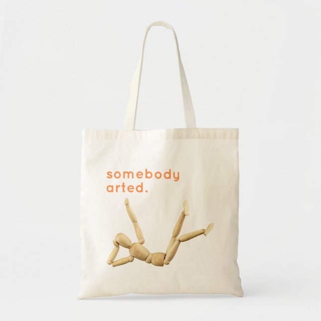 Bolso De Tela Alguien Arrestó Art Garage Tote Bag (Frente)