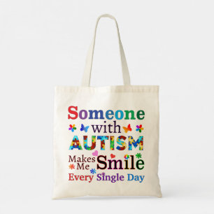 Bolso De Tela Alguien con AUTISMO Me Hace SONREAR