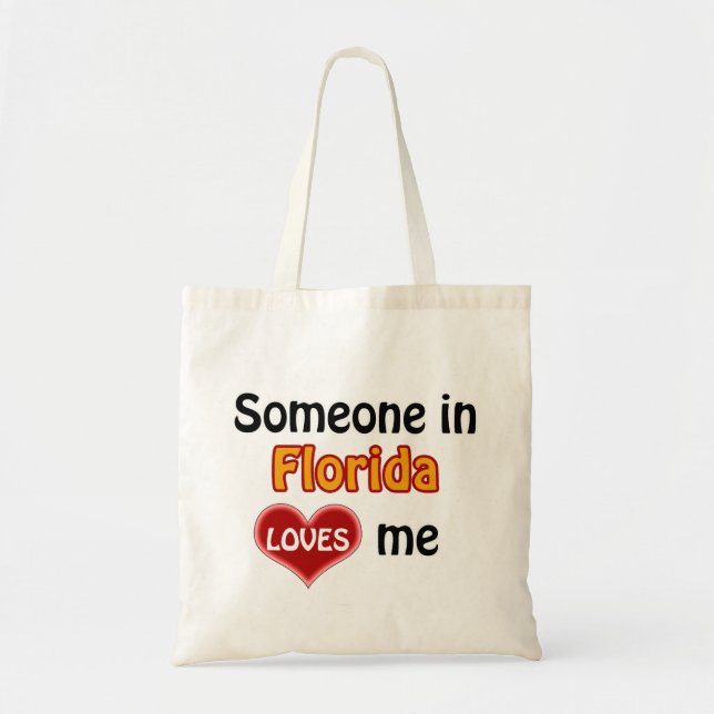 Bolso De Tela Alguien en Florida me ama (Frente)