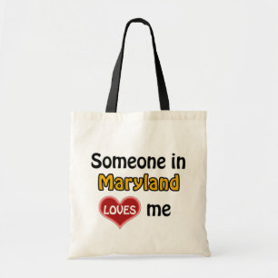 Bolso De Tela Alguien en Maryland me ama