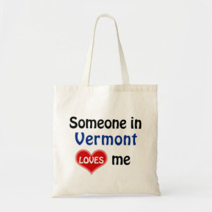 Bolso De Tela Alguien en Vermont me quiere