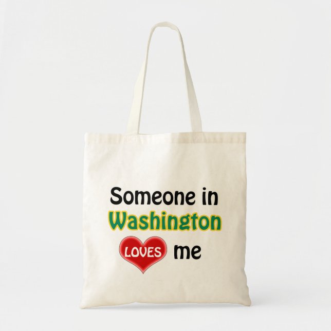 Bolso De Tela Alguien en Washington me quiere (Frente)