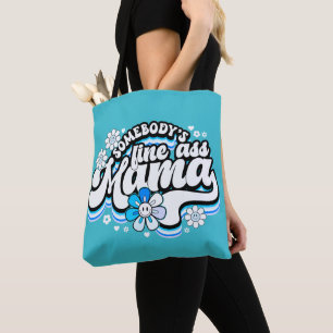 Bolso De Tela Alguien está bien mamá bebé azul