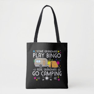 Bolso De Tela Algunos Abuelos Juegan Bingo Verdadero Abuelos Ir
