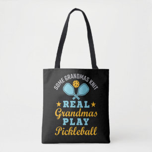 Bolso De Tela Algunos Abuelos Knith Real Grandmas Juegan Pickleb