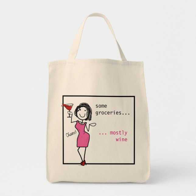Bolso De Tela algunos comestibles... sobre todo los amantes del  (Frente)