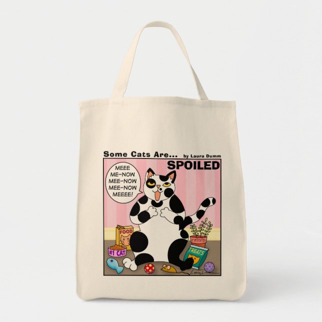 Bolso De Tela Algunos gatos son tote estropeado (Frente)
