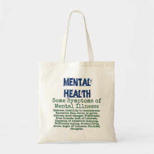 Bolso De Tela Algunos síntomas de enfermedad mental - Salud ment