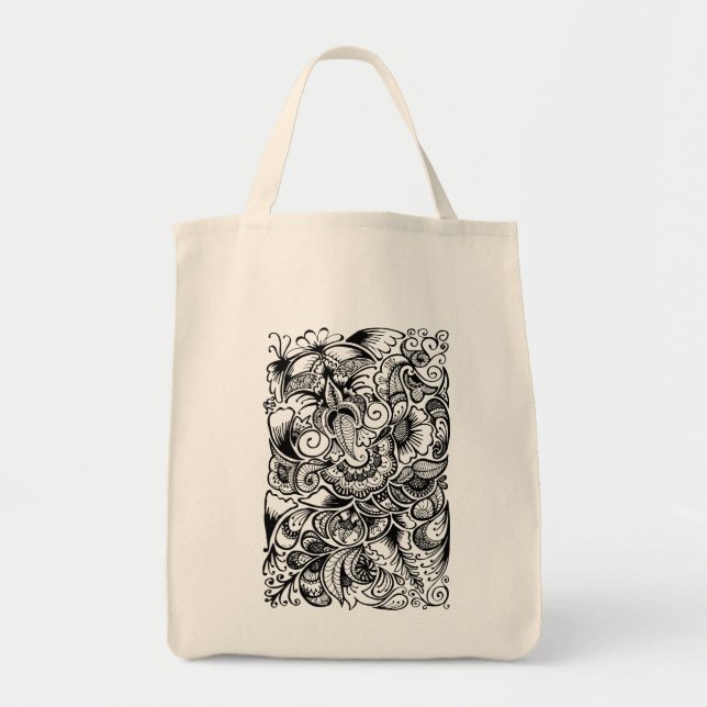 Bolso De Tela Alheña (Frente)