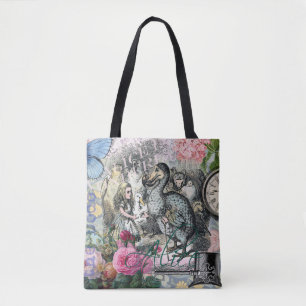 Bolso De Tela Alice Clásico País de las Maravillas Dodo Arte Ten