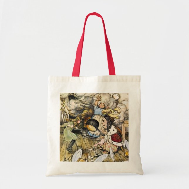 Bolso De Tela Alice In Wonderland (Frente)