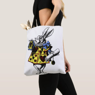 Bolso De Tela Alice In Wonderland White Rabbit Shirt