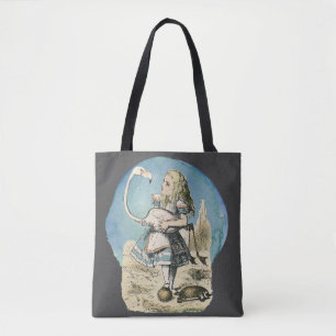 Bolso De Tela Alicia en el Croquet de las Maravillas